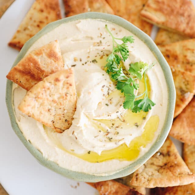 Famous Hummus Recipe [Creamiest Hummus Ever!] The Healthy Maven