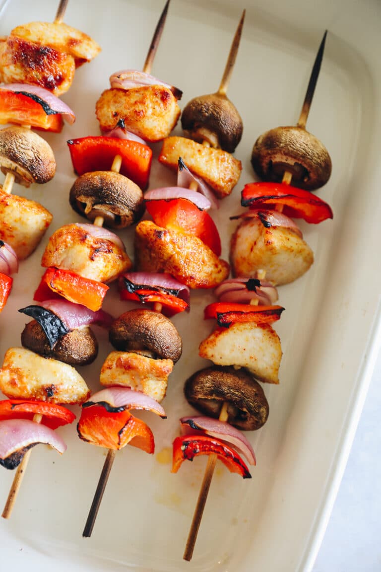 Baked Chicken Kabobs [In The Oven] The Healthy Maven