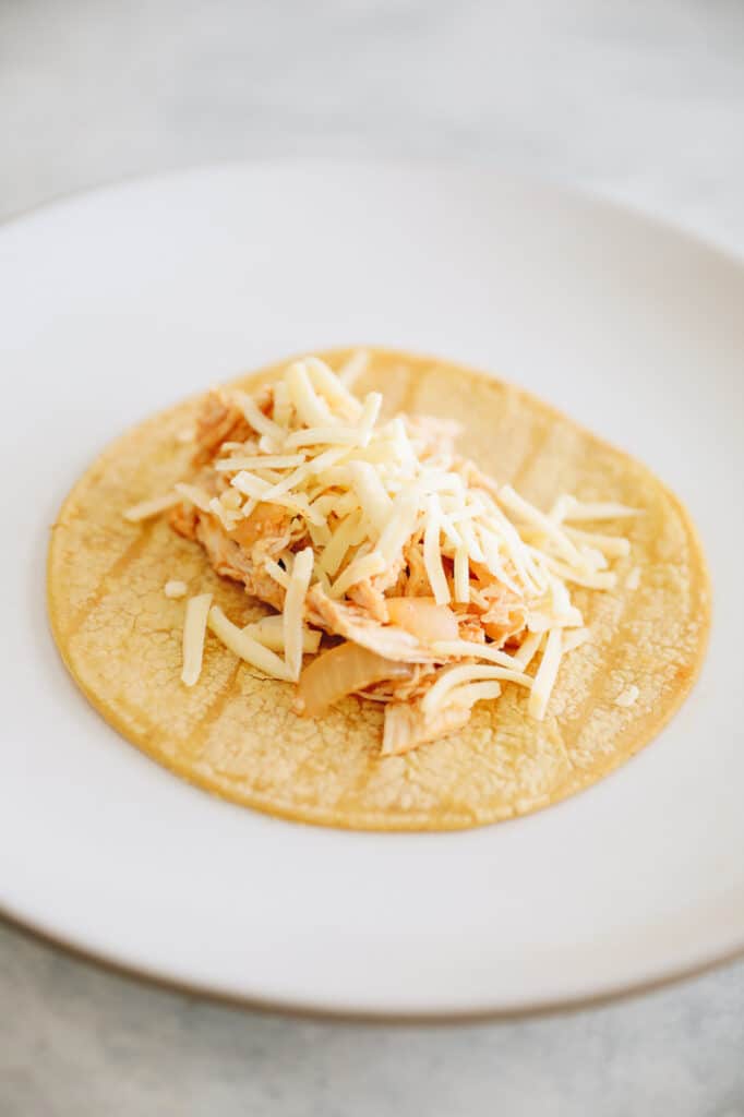 Instant Pot Chicken Taquitos [Baked not Fried!] The Healthy Maven