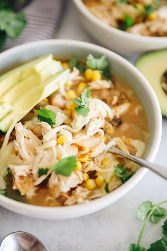 BEST Instant Pot White Chicken Chili Recipe The Healthy Maven