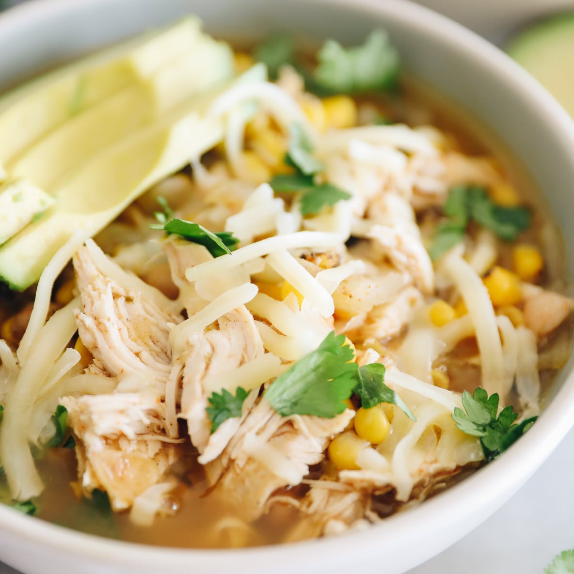 BEST Instant Pot White Chicken Chili Recipe - The Healthy Maven