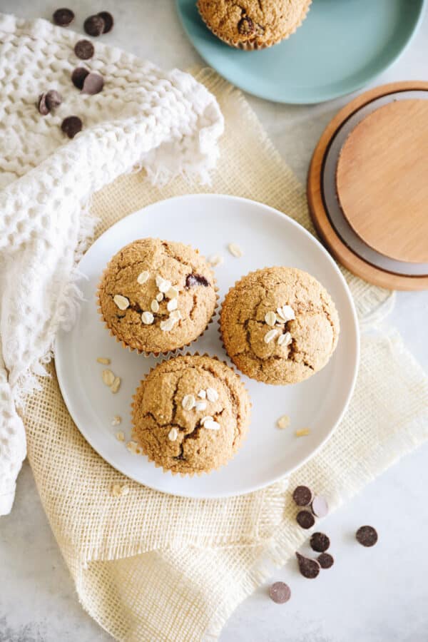 Oat Flour Muffins [Easy + Customizable] The Healthy Maven