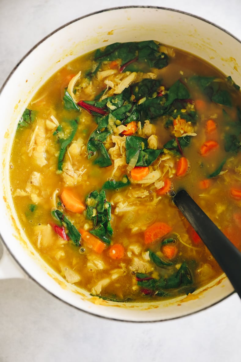 chicken lentil soup 06