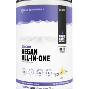 North Coast Naturals Boosted Vegan All in One – Plant Based Protein Powder