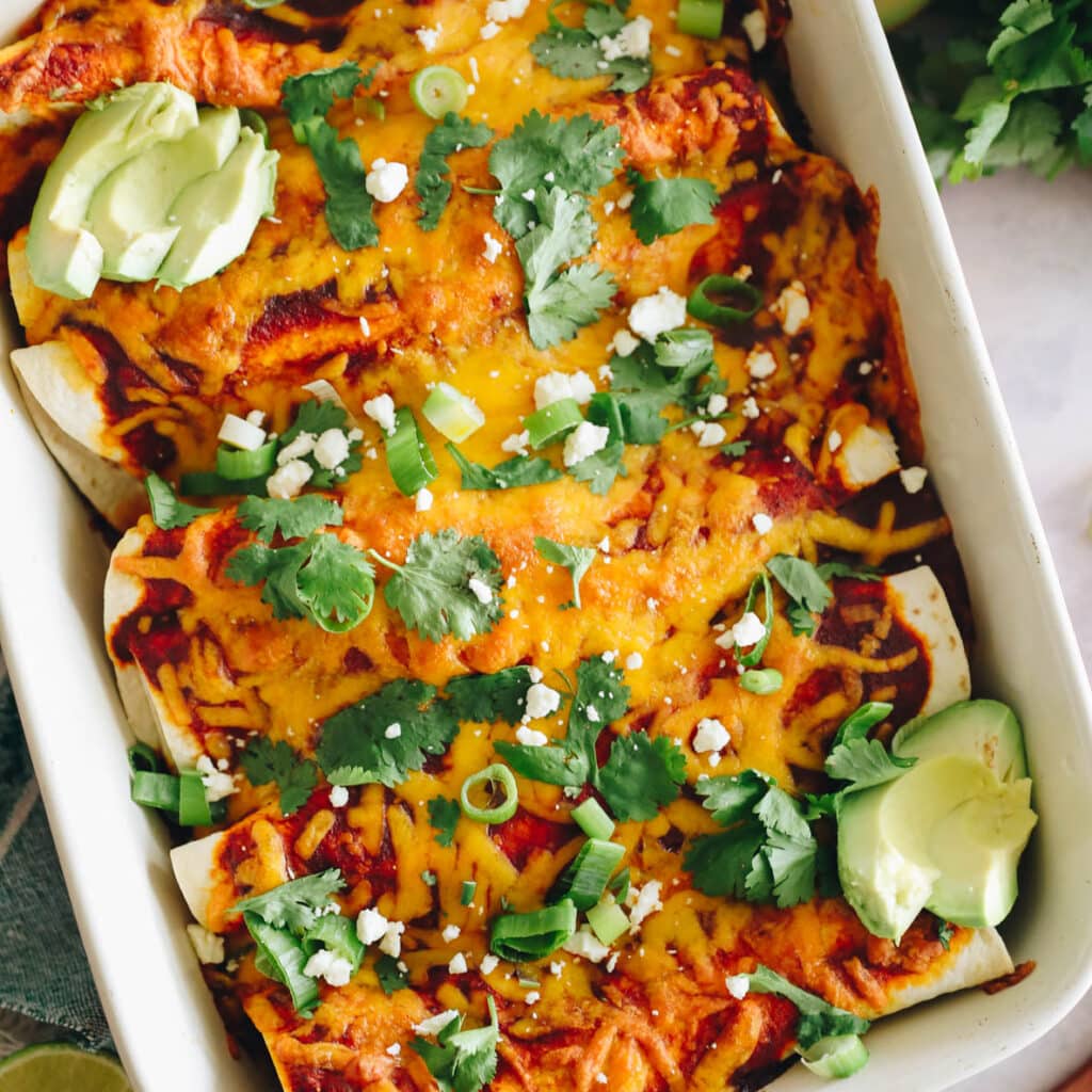 Black Bean Enchiladas [Vegetarian Friendly!] The Healthy Maven