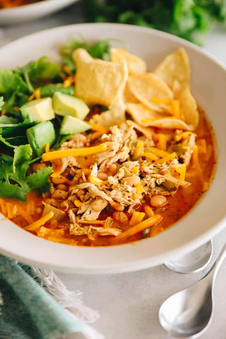 Buffalo Chicken Chili Recipe- The Healthy Maven