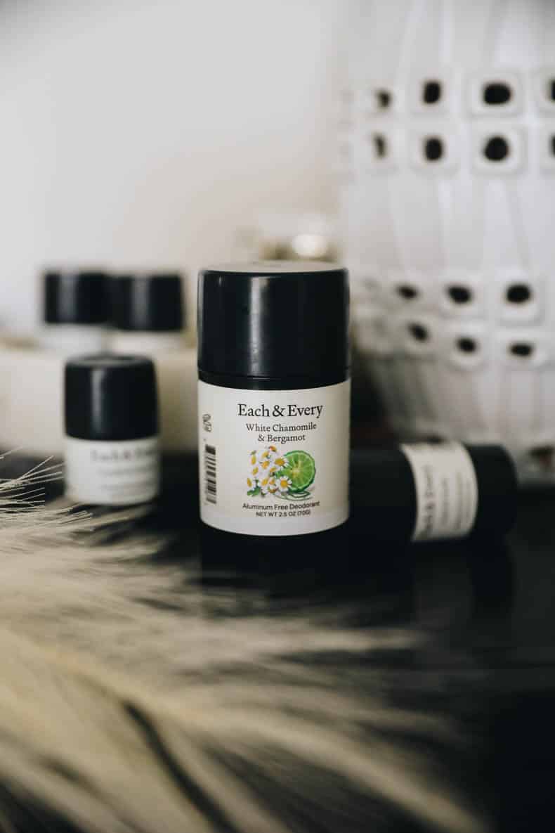 Each and Every white chamomile & bergamot deodorant