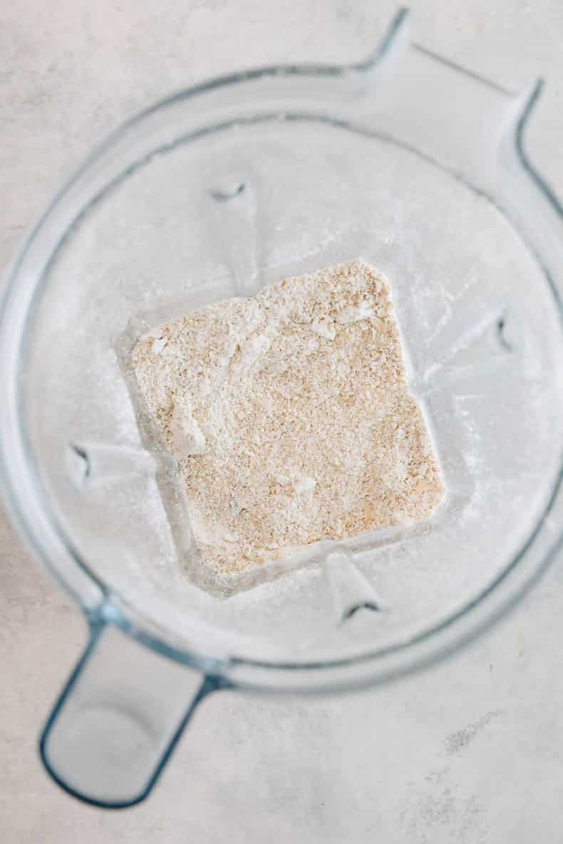 ground up oats for oat flour