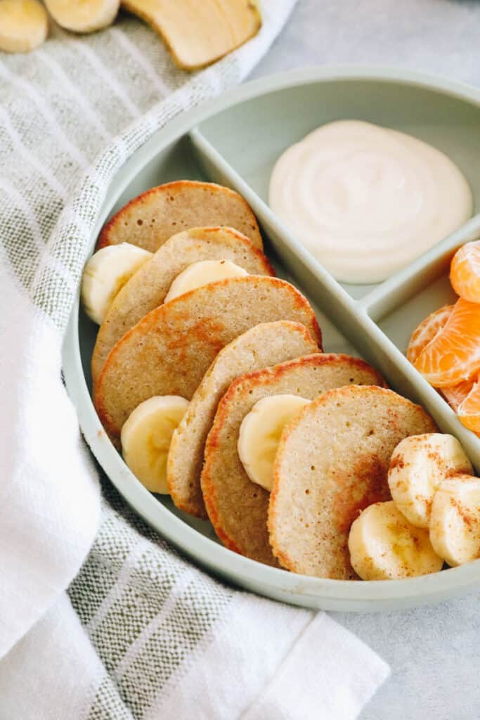 Banana Oat Pancakes for Babies + Toddlers - The Healthy Maven