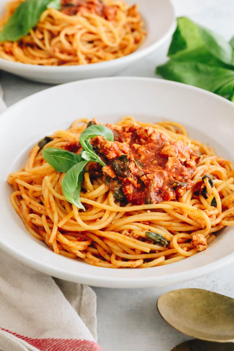 Tofu Pasta Bolognese Recipe The Healthy Maven