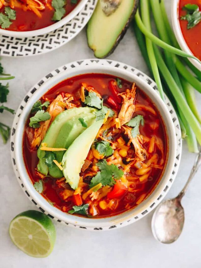 Chicken Enchilada Soup