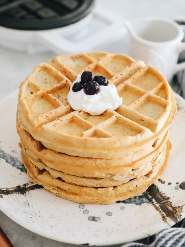 How to Make Protein Waffles - The Healthy Maven