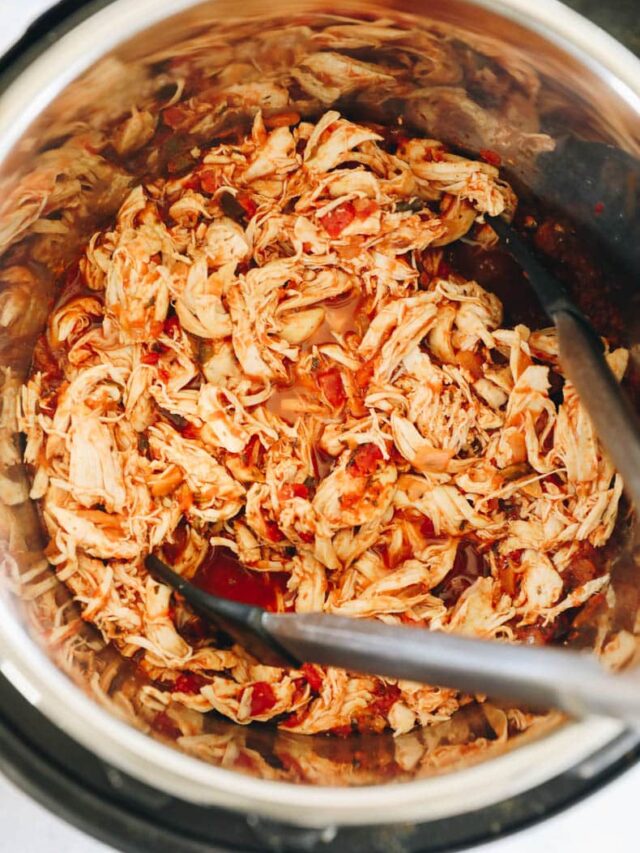 How to Make Salsa Chicken in the Instant Pot! The Healthy Maven