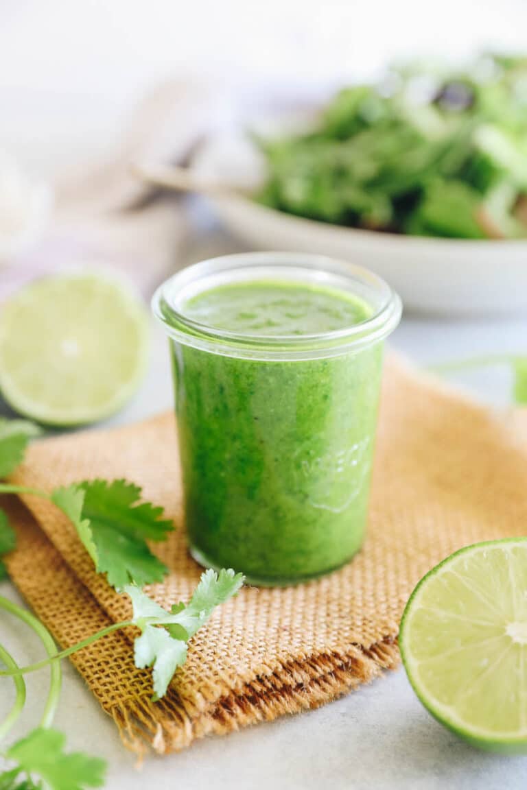 Fresh Cilantro Lime Dressing [Easy + Fast!] The Healthy Maven