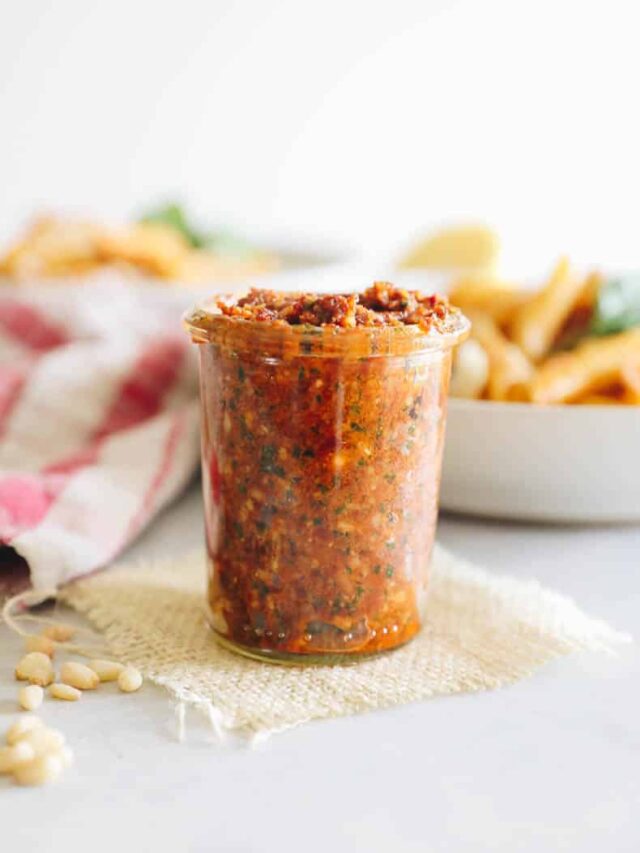 The Best Sun Dried Tomato Pesto The Healthy Maven