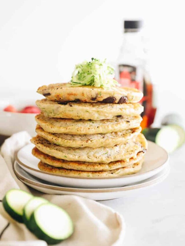 Sneaking Zucchini into Pancakes!