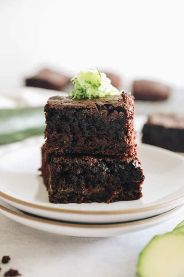 Fudgy Zucchini Brownies The Healthy Maven