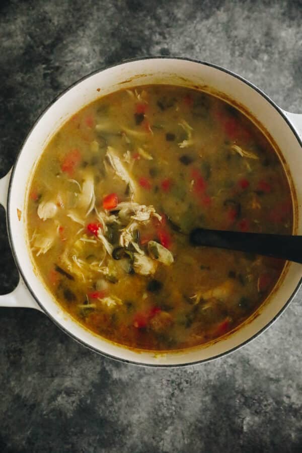 Easy Chicken Poblano Soup The Healthy Maven