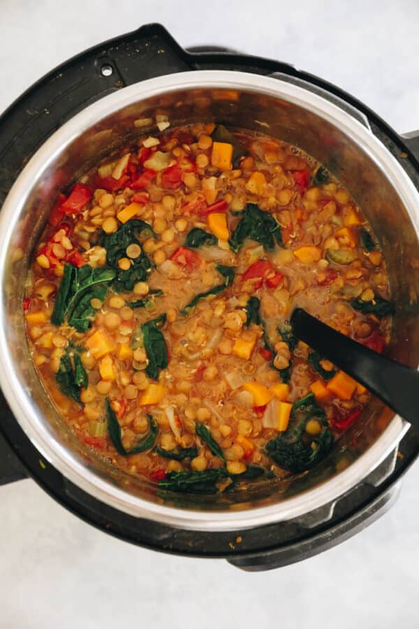 Instant Pot Lentil Soup - The Healthy Maven