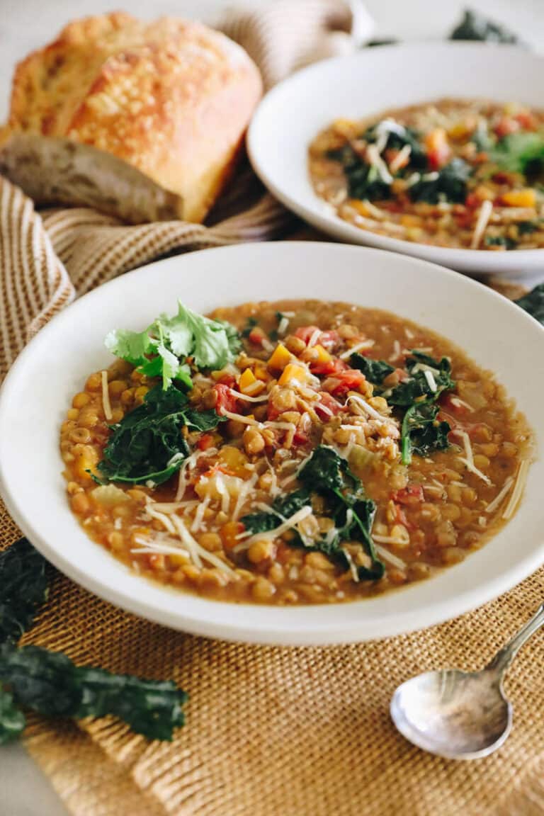 Instant Pot Lentil Soup - The Healthy Maven