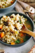 Mushroom Barley Soup Recipe - The Healthy Maven