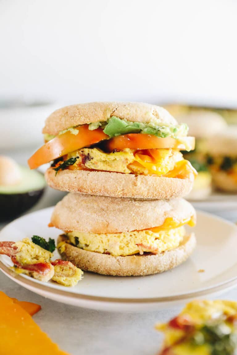 Meal Prep Breakfast Sandwiches - The Healthy Maven