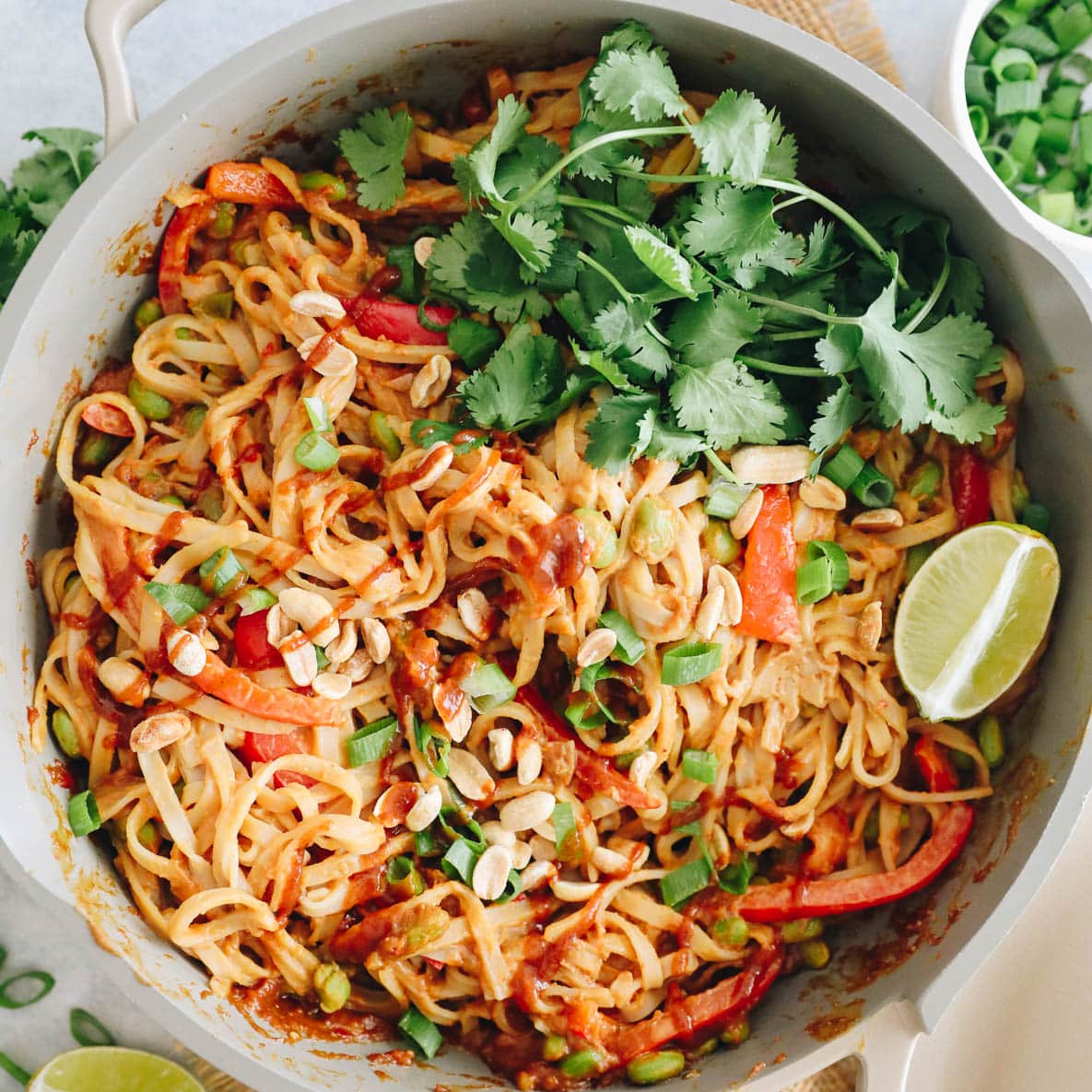 スパイシー ピーナッツ ヌードル – The Healthy Maven